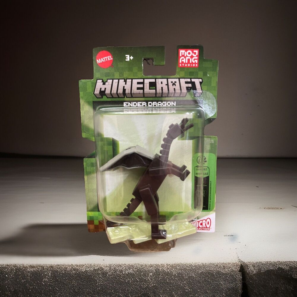 Minecraft Mattel Ender Dragon Micro Collection Figure - Great Toy or Cake Topper